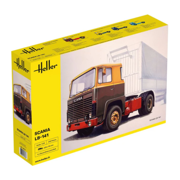 KIT PARA MONTAR HELLER CAMINHÃO SCANIA LB-141 1/24 210 PEÇAS HLR 80773